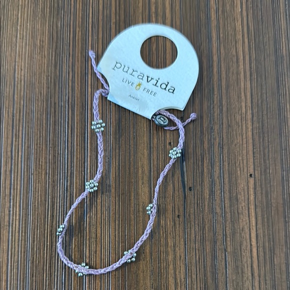 Pura Vida Jewelry - Pura Vida Purple and Silver Bracelet with Elegant Design
